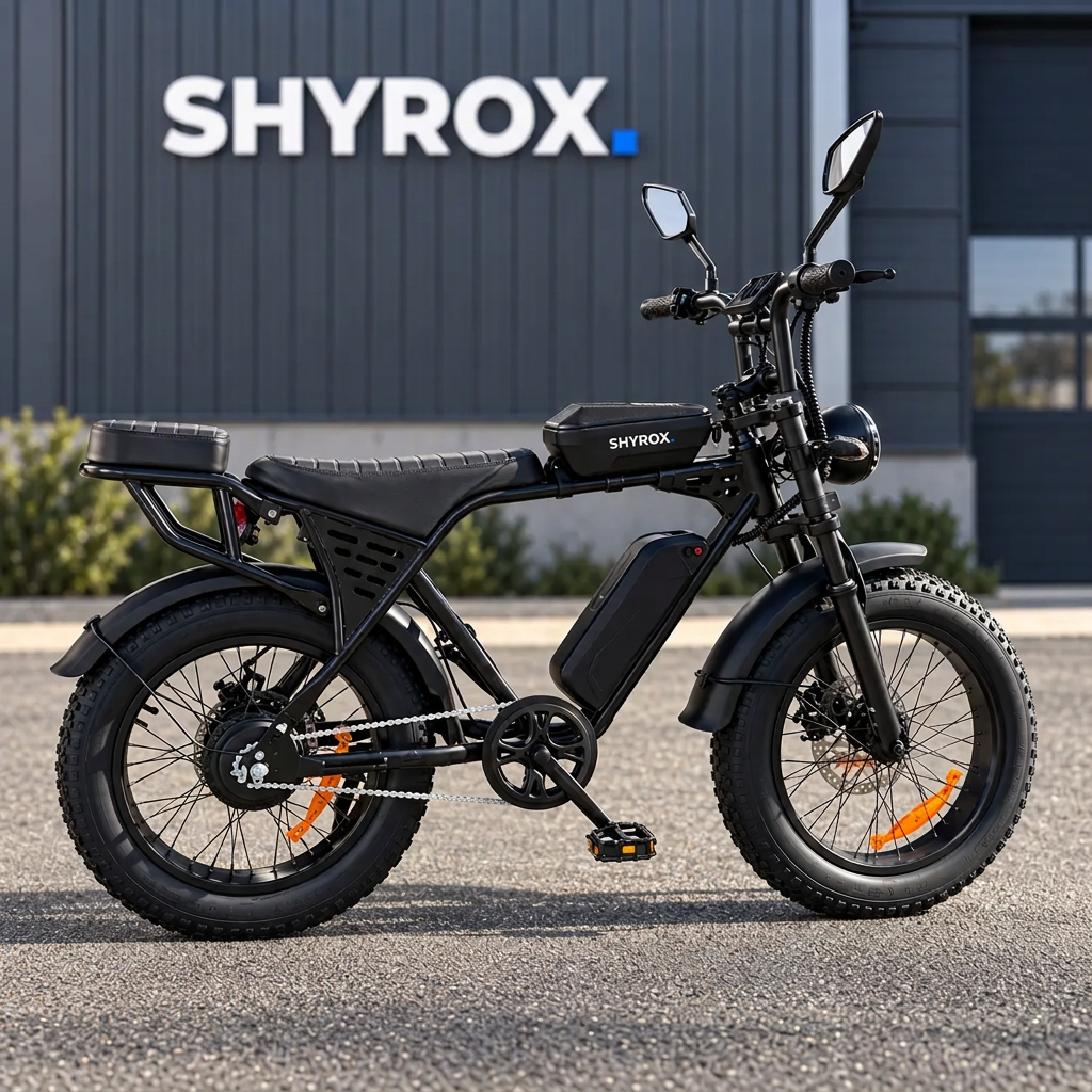 Fat bike électrique SHYROX X5 vu de profil